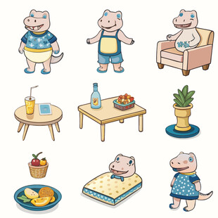 猫咪的居家日常场景