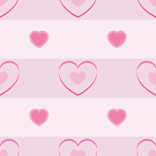 粉色爱心条纹浪漫背景图