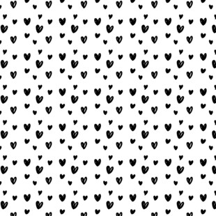 黑白心形图案纹理背景