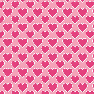 粉色心形图案背景