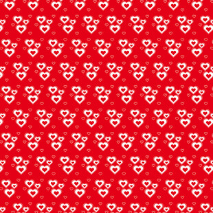 红色爱心蝴蝶结图案背景