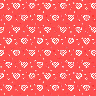 红色爱心图案背景纹理