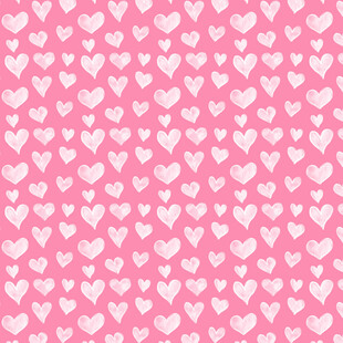 粉色爱心图案背景