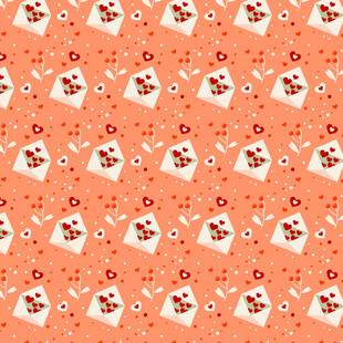 招财猫图案背景设计素材