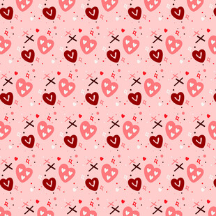 粉色樱桃图案背景纹理