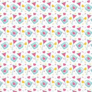 多彩几何图案无缝背景