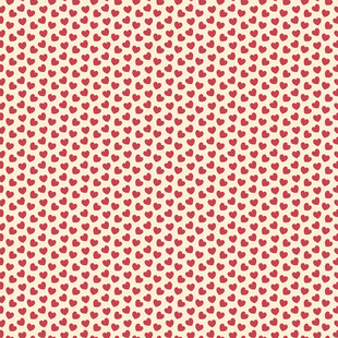 红色波点几何图案背景