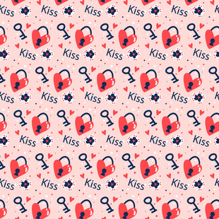 航海风锚图案无缝背景图