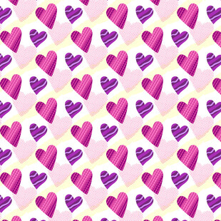 粉色爱心图案背景
