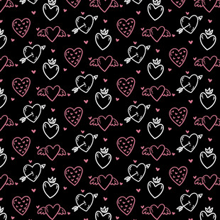 爱心戒指图案背景