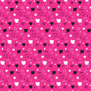 粉色爱心图案背景