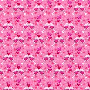 粉色爱心图案背景