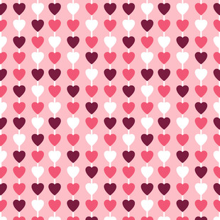 粉色心形图案背景