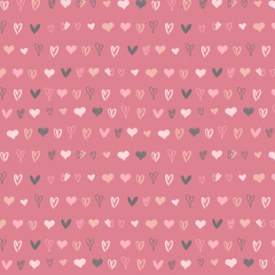 粉色爱心图案背景纹理