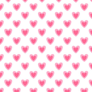 粉色爱心无缝图案背景
