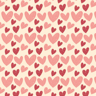 粉色爱心图案背景