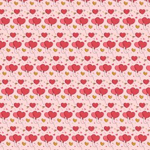 粉色心形图案背景纹理