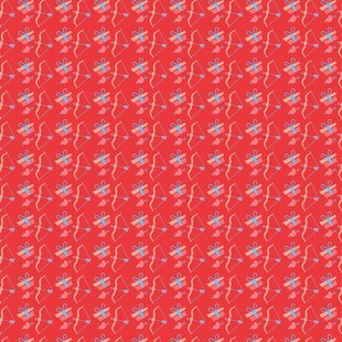 红色底纹带图案花纹背景