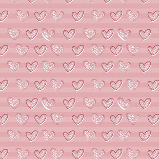 粉色爱心图案背景纹理