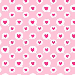 粉色爱心图案背景