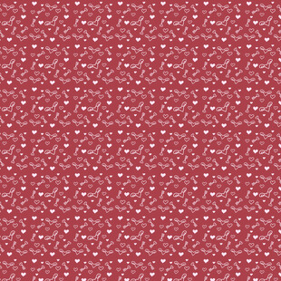 红色碎花图案纹理背景