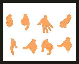 多样手势图案展示