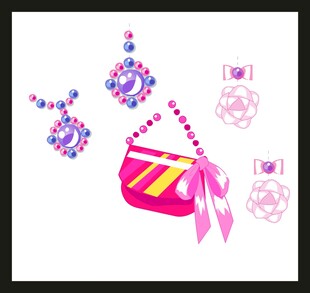 时尚多彩配饰组合