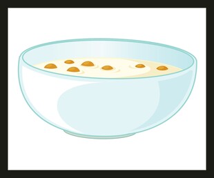 一碗美味的谷物粥