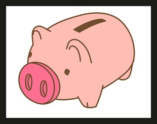 可爱小猪存钱罐