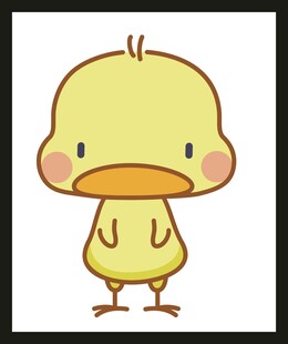 可爱小黄鸭卡通形象