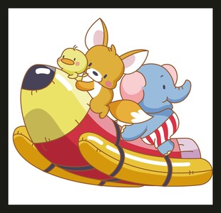 动物们的欢乐雪橇之旅