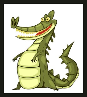 卡通鳄鱼形象