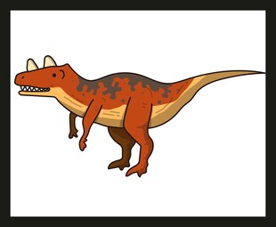 卡通恐龙形象展示