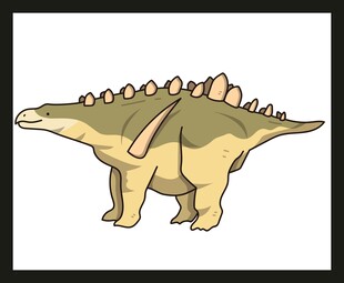 卡通形象的剑龙