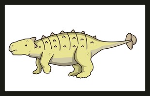 卡通形象的恐龙
