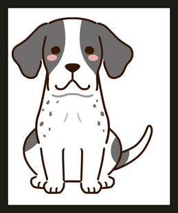 可爱小狗卡通形象