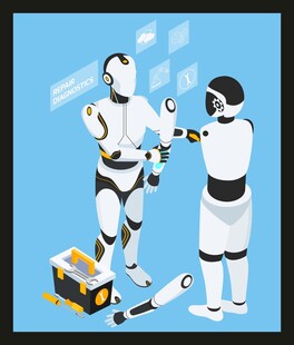 机器人维修场景