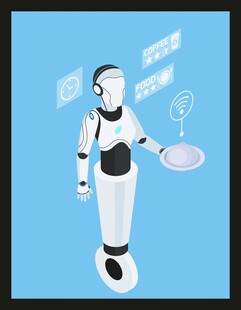 服务机器人端盘送餐场景