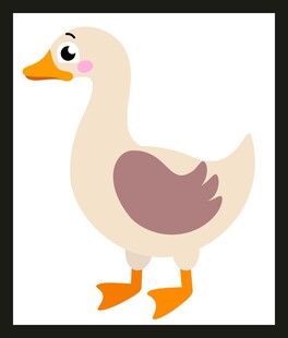 可爱卡通鸭子形象
