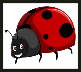 可爱瓢虫卡通形象