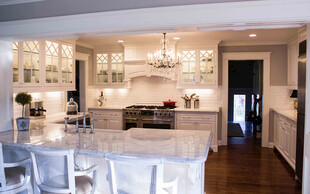 现代简约风开放式厨房餐厅