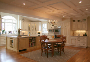 现代优雅开放式厨房餐厅