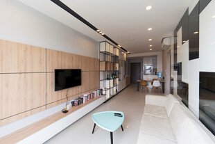 现代简约风客厅走廊设计