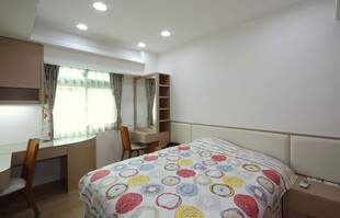 温馨简约卧室室内场景