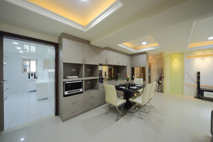 现代风格开放式厨房空间