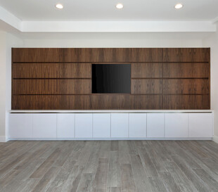 现代简约风客厅电视背景墙