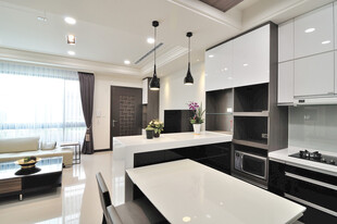 现代简约风格开放式厨房