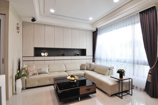 现代简约风格客厅室内图