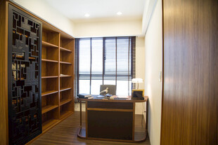 现代书房设计静谧阅读空间