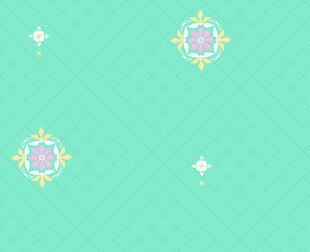 清新薄荷绿几何图案背景